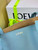 Loewe Medium Puzzle Fold tote in shiny calfskin A657G50X01 Lake Blue