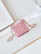 Chanel AP4302 Mini Clutch Embossed Rhinestone with Chain Vanity Box bag Pink