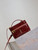 YSL 766731 GABY vanity bag in patent leather Wine Red