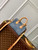 LV N40682 Louis Vuitton Speedy Bandoulière 18 Bag Blue