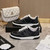 Chanel G46076 Women 24B Trainers Cotton  Black & White C91282