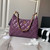 Chanel AS4923 Large Hobo Shiny Lambskin & Gold-Tone Metal Dark Purple