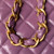 Chanel AS4923 Large Hobo Shiny Lambskin & Gold-Tone Metal Dark Purple