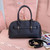MiuMiu 5BB168 Aventure nappa leather top-handle Meduim bag Black