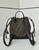 Fendi 8BZ057 Brown FF jacquard fabric backpack