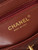 Chanel AS4416 Mini Shopping Bag shiny aged Calfskin Gold tone metal Brown