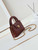 Chanel AS4416 Mini Shopping Bag shiny aged Calfskin Gold tone metal Brown