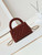 Chanel AS4416 Mini Shopping Bag shiny aged Calfskin Gold tone metal Brown