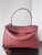 Balenciaga 7897442 Rodeo Handbag Large in Red smooth calfskin aged-Gold