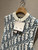 Dior Women Illusion Sapphire Knitted Vest Sweater D38612