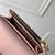 Louis Vuitton LV M41939 Rosalie Coin Purse Gold Pink