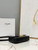 Celine 194143 Triomphe Shoulder Bag in Natural Calfskin Black
