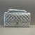 Chanel A01112 Flap Classic 11.12 Handbag Lambskin Silver