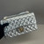 Chanel A01112 Flap Classic 11.12 Handbag Lambskin Silver