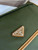 Prada 2VD052 Small Re-Nylon and leather shoulder bag Green