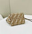 Fendi 8BS096 Roll Mini Apricot FF chenille mini-bag 8655