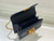Dior M4401 Mini Dior Ange Bag Black Macrocannage Calfskin
