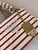 Prada 1BA038 Jardinière cotton canvas mini handbag Beige& Red