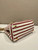 Prada 1BA038 Jardinière cotton canvas mini handbag Beige& Red