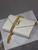 YSL 377828 Classic Cassandre chain wallet in grain de Poudre leather White Gold