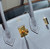 Hermes Birkin Tote Bag Togo Leather 28608 Linen blue