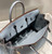 Hermes Birkin Tote Bag Togo Leather 28608 Linen blue