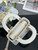 Dior M0505 Mini Lady Dior Bag Calfskin with Tweed White