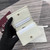 Gucci GG Emblem small wallet 820692 White