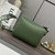 Loewe XS Military messenger bag in supple smooth calfskin and jacquard B553A72X27 Green