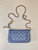 Chanel AS1787 Mini Flap Bag Lambskin Blue