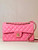 Chanel A01117 Flap Handbag Classic Bag 23cm Rose Red Lambskin