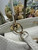 Dior M0737 Cigale top handle bag Crocodile pattern Gray