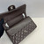Chanel A01112 Flap Classic 11.12 Handbag Lambskin Dark Brown