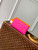 Louis Vuitton M13618 LV x TM Zippy Wallet Monogram Rose Red