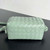 Bottega Veneta BV 796615  Mini Loop intrecciato leather cross-body bag Green