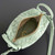 Bottega Veneta BV 796615  Mini Loop intrecciato leather cross-body bag Green