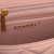 Chanel AS5702 Small Flap Bag with Top Handle Grained Shiny calfskin gold Pink