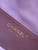 Chanel AS5293 Small Hobo Suede & Gold-Tone Metal Purple