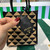 Prada 1BA355 Symbole Jacquard Fabric Micro Bag Black Apricot