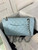 Chanel A01112 Flap Classic 11.12 Handbag Calfskin & Silver-Tone Metal Lake Blue