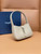 YSL 710318 MINI LE 5 À 7 IN SMOOTH LEATHER Gray