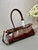 Prada 1BA426 Medium leather handbag Wine Red