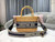 Dior M7601 Dior Wicker Basket Shoulder Bag Blue - luxibagsmall