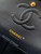 Chanel A01112 Flap Classic 11.12 Handbag Suede leather & Gold-Tone Metal Black