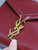 YSL 623930 Cassandra Mini Top Handle In Box Saint Laurent Wine Red