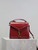 YSL 623930 Cassandra Mini Top Handle In Box Saint Laurent Wine Red