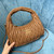 MiuMiu 5BC153 Wander matelassé nappa leather hobo bag Caramel