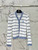 Chanel Women Waffle hollow color block striped knitted cardigan Sweater CC69202