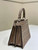 Fendi 8BN335 Mini Peekaboo ISeeU Gray Hand-woven classic double F Logo