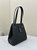 Fendi Origami Medium 8BH414 Black interlaced leather bag that can be transformed 8626